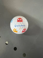 LOGO GOLF BALL-(1) NEW LIMITED EDITION PAC-MAN TAYLORMADE TP5X PIX‼️