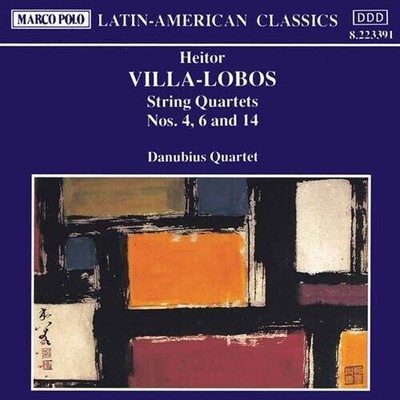 Villa-Lobos / Danubius Quartet - String Quartets 3 [New CD]