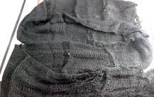 Night Black Ghillie Camo Wrap 3D Camouflage Rifle Gun Sniper Paintball Airsoft