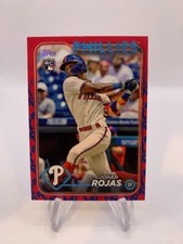 2024 TOPPS SERIES 1 JOHAN ROJAS ROOKIE TEAM LOGO COLOR MATCH VARIATION SP #209
