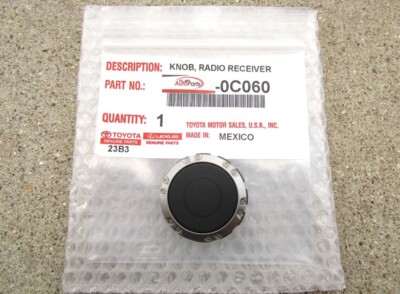 OEM 22 - 24 TOYOTA TUNDRA 14 INCH DISPLAY POWER VOLUME KNOB QTY 1 BRAND NEW