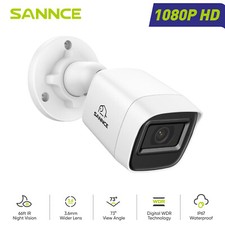 SANNCE 1x HD 1080P Outdoor 2MP Video CCTV Smart Security Camera IR Night Vision
