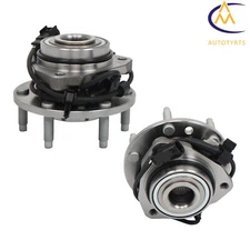 For GMC Envoy Chevy Trailblazer 2002-2009 W/ABS Set Of 2 Front Wheel Hub Bearing