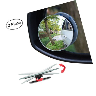 2 Pack Upgrade Blind Spot Mirrors, Ampper 360° Rotate + 30° Sway Adjustabe Hd (608613214663)