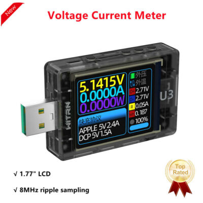 WITRN U3 Version Voltage Meter USB Tester Protocol Detection #E10