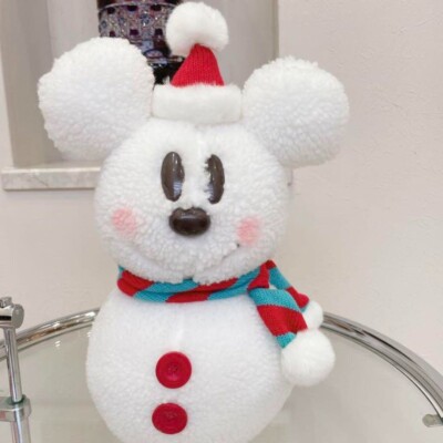 希少な動作品 Shaking Christmas Mickey ぬいぐるみ Plush toy Mickey Mouse (Christmas Ver.) Puppet 