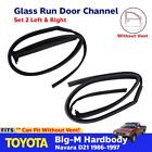 <!--F#f_0-->For Nissan Navara D21 UTE 86-97 Glass Run Door Channel Rubber Front Left+Right<!--F/-->