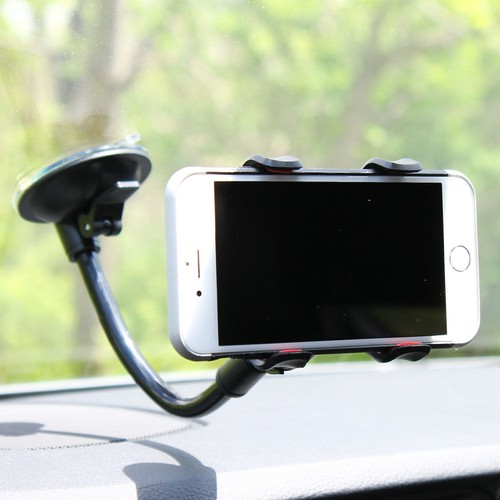360° Car Windshield Mount Cradle Holder Stand For Mobile Cell Phone GPS iPhone X - Picture 3 of 8