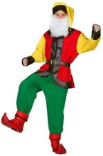 Zwerg Gnom Wichtel Kostüm Zwergen Kinder Mädchen Jungen Hut Mütze Bart Perücke