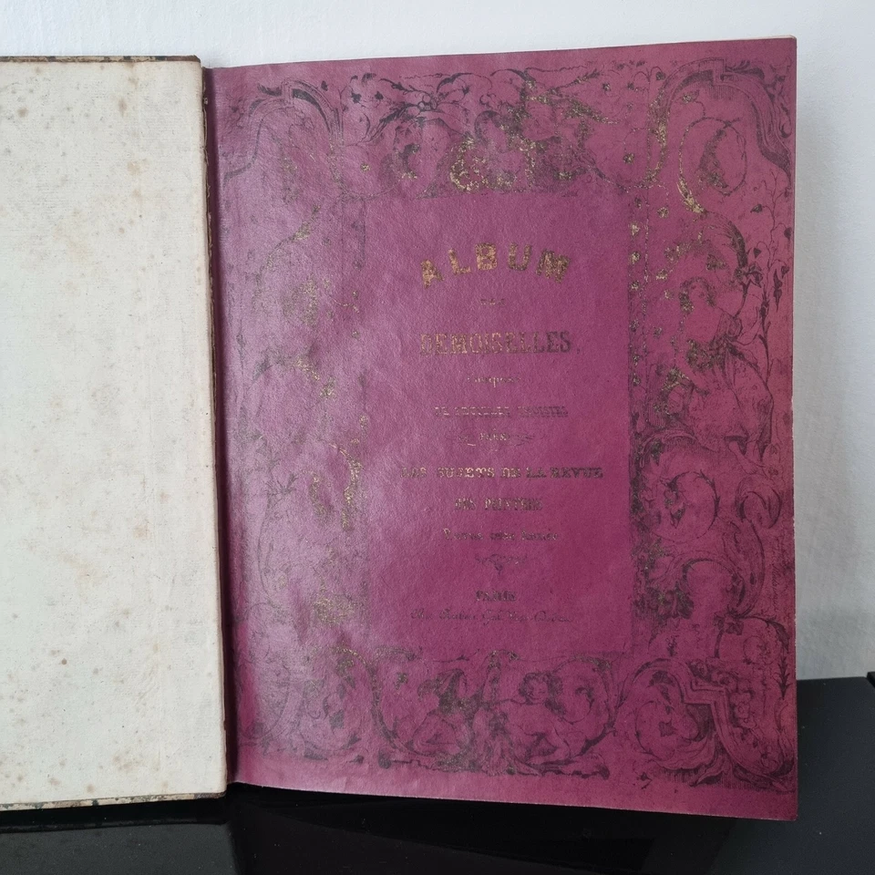 Album de Gravures XIXé Belle Reliure Paris 1840 French Etchings 19thC - Photo 4/4