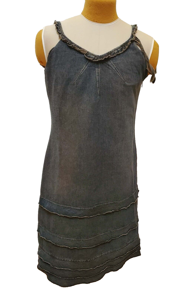 Valentino jeans rare vintage denim dress S(42) perfect condition