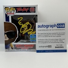 Michael J Fox AUTOGRAPH - Teen Wolf - Scott Howard Signed Funko Pop ACOA