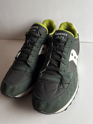 Saucony Jazz Originals Sneakers Men's Suede and Fabric Green White