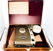 Vintage Polaroid Land Camera Model 800 W/ Wink-Light  Leather Case  More