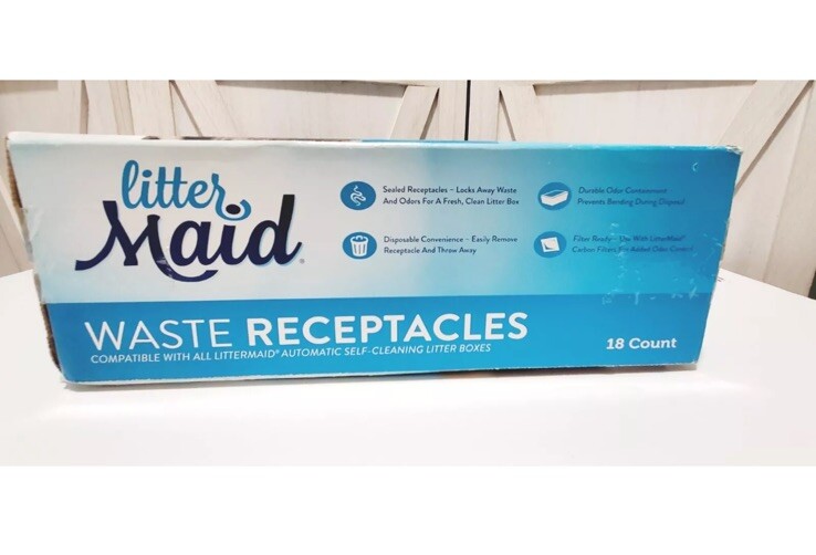 NEW 18-Count LitterMaid Waste Receptacles 3rd Edition Sealable Kitty Cat Litter