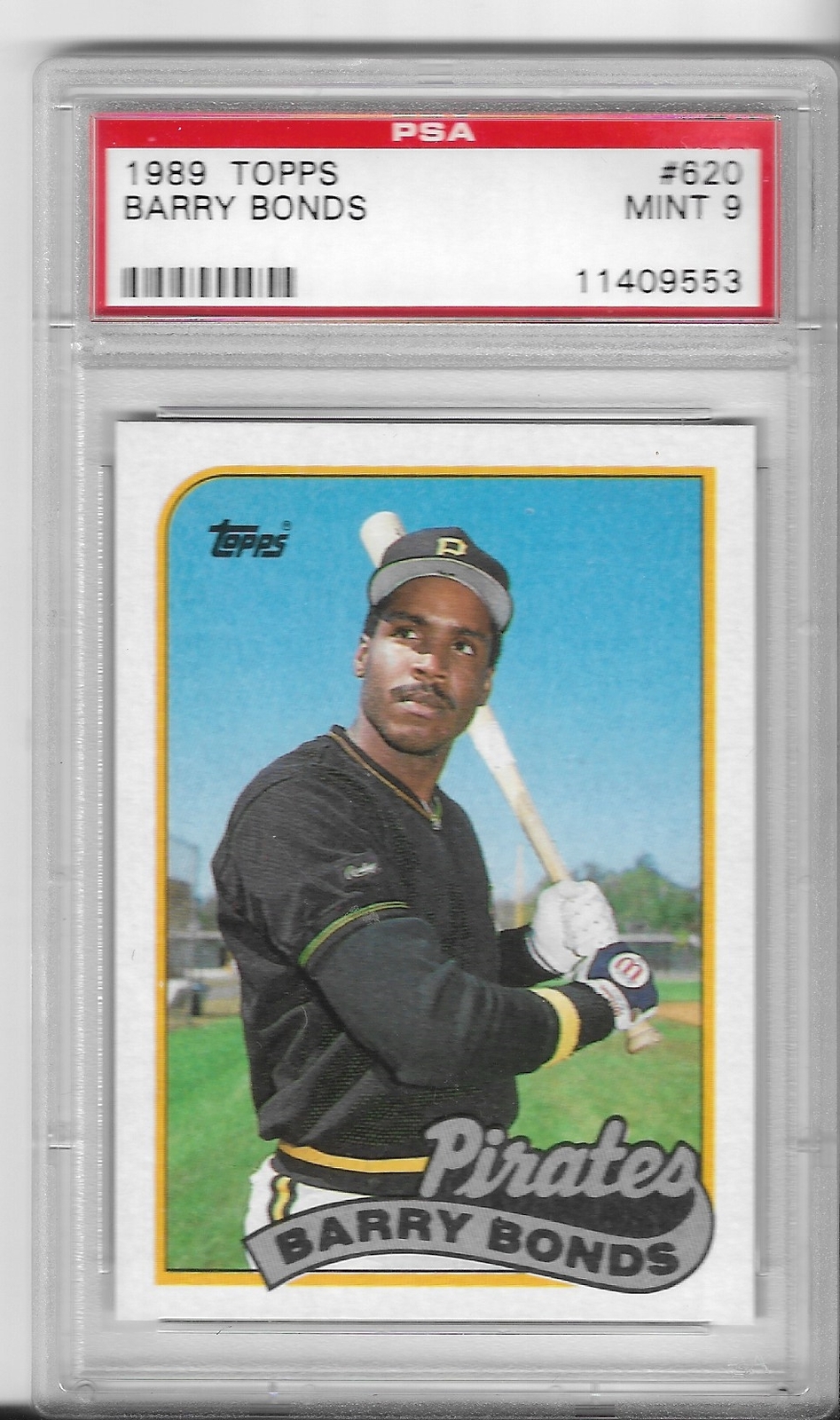 1989 Topps #620 Barry Bonds PSA MINT9 PSA 9