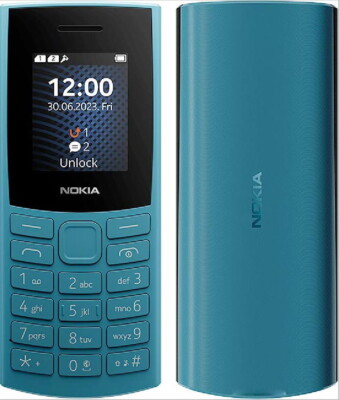 Nokia 105 4G (2023) 1.8'' 128MB ROM Dual SIM Wireless FM radio Mobile Phone