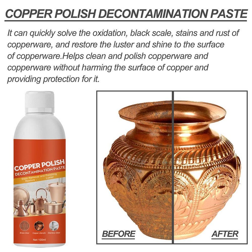 Brassware Cleaner Bronze Brass Polish Metal Cleaner Tarnish RemoverNEW