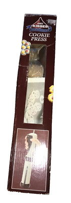 HERSHEY S KISSES COOKIE PRESS 2006 UNUSED IN ORIGINAL BOX 21 DISCS 6 DECOR TIPS