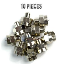 10 Pieces F Type 75 Ohm Terminator Coaxial Satellite TV RF Port End Caps Install