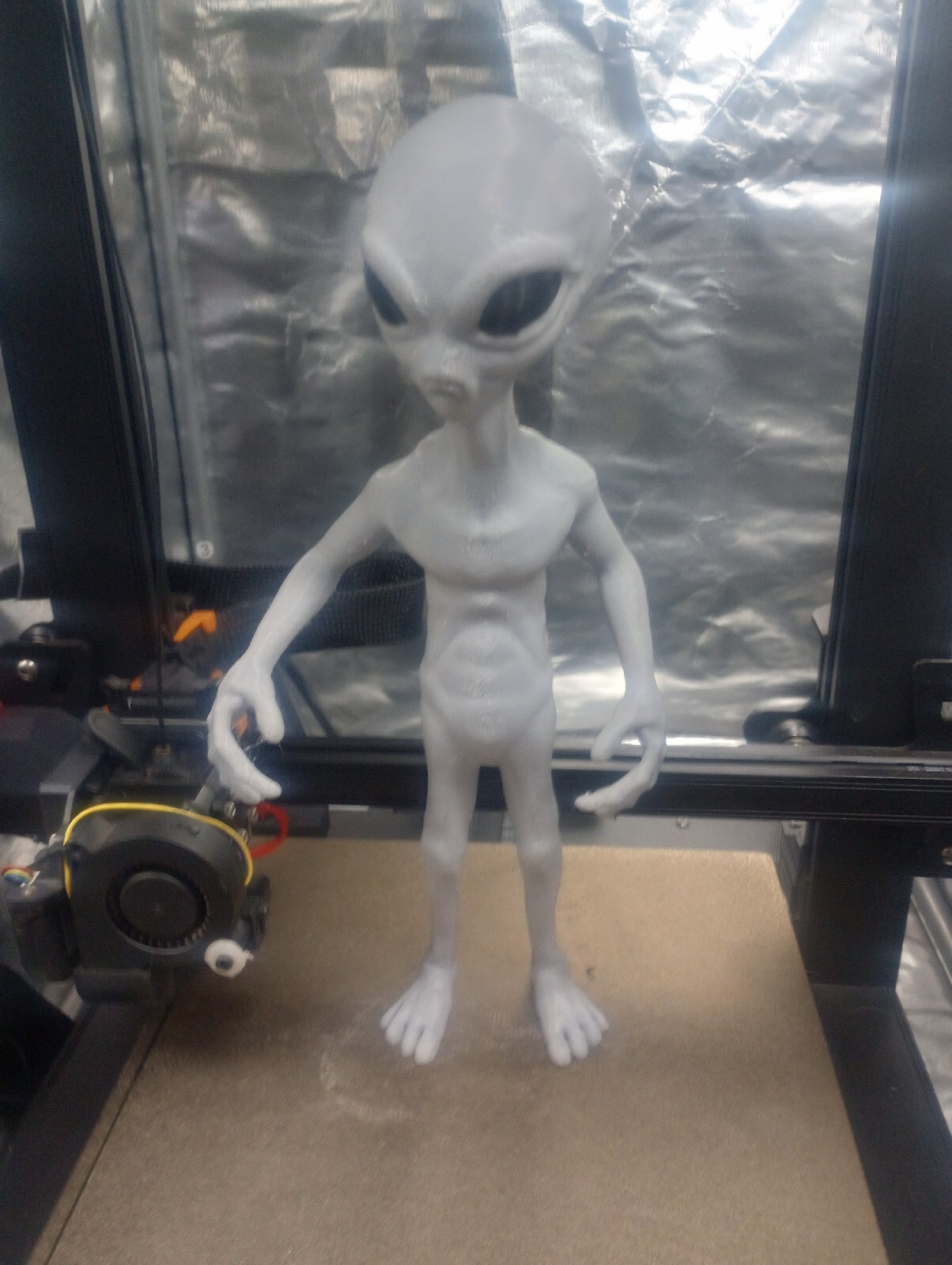 Large Alien Figure NEW LARGER SIZE!!!!! Grey Alien Action Figure 12