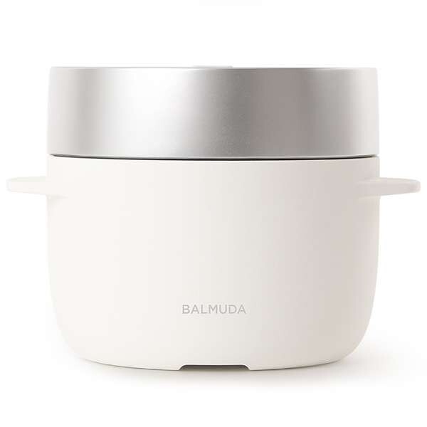 New Balmuda The GOHAN White Black Electric Cooker K03A-WH New Balmuda The GOHAN White Black Electric Cooker K03A-WH