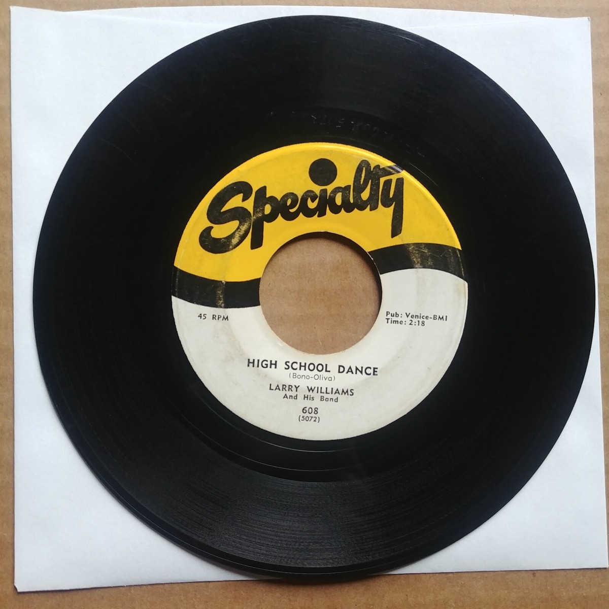 LARRY WILLIAMS Short Fat Fannie 45 7