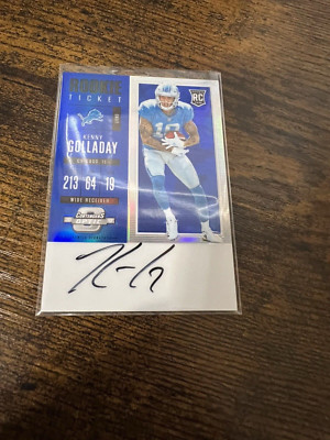 2017 Panini Contenders - Rookie Ticket Blue Ticket #339 Kenny Golladay 10/25
