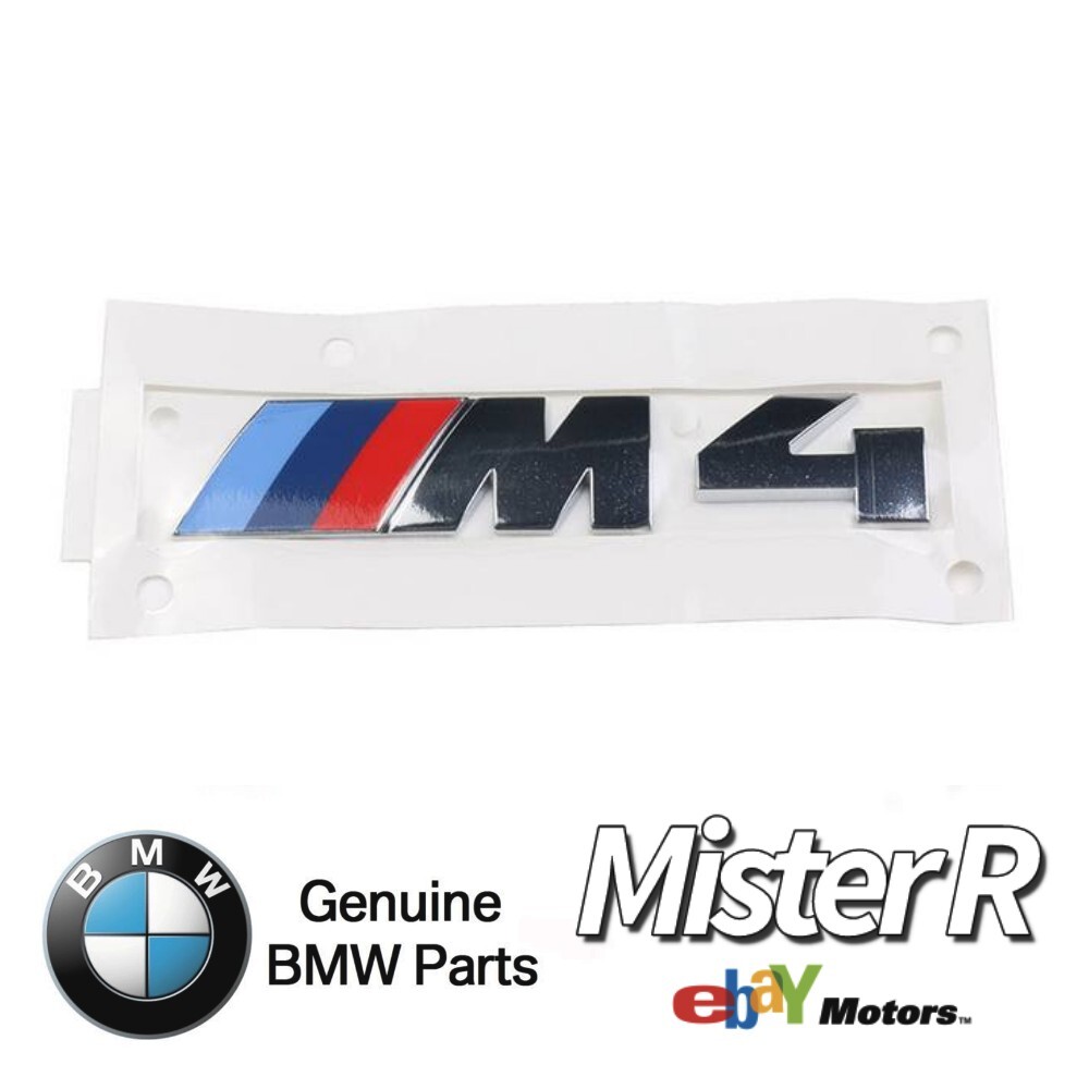 BMW M4 F82 サイド フェンダー マーカー ロゴ BMW M Performance