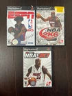 Playstation 2 PS2 NBA 2K5, 2K6, And 2K7 Lot Of 3 Games