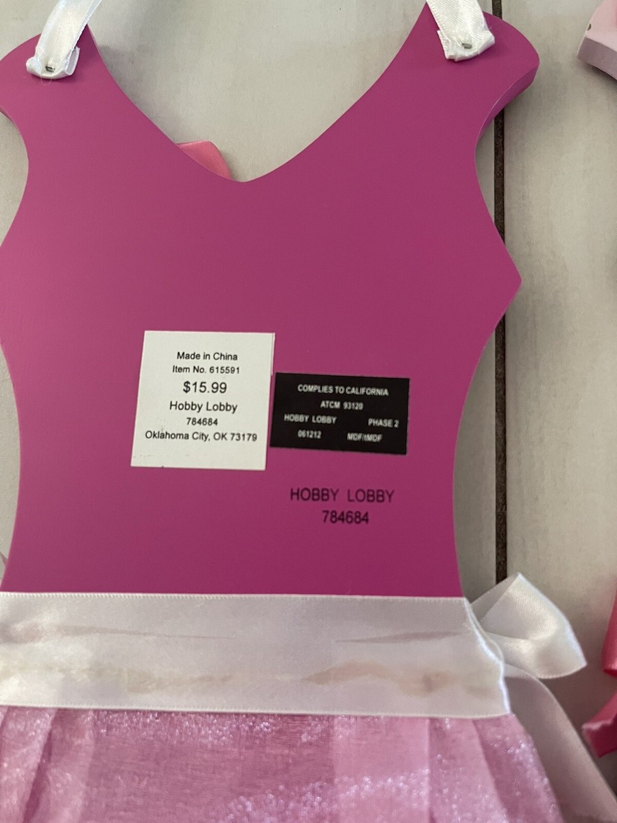 Hobby Lobby, Decorative Ballerina Dance Wooden Hair Bow Holders Hangs On  Wall | eBay