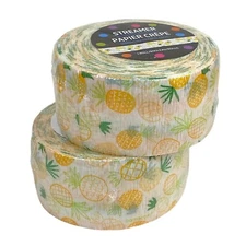 Pineapple Paper Party Streamer Crepe Paper 2 Rolls 81 Ft Each