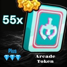 Pet Simulator 99. 55x Arcade Token + 500k Diamonds. PS99. Same Day