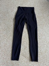 Lululemon X Peloton Size S Black Workout Leggings Tights Gym Athleisure Ankle 
