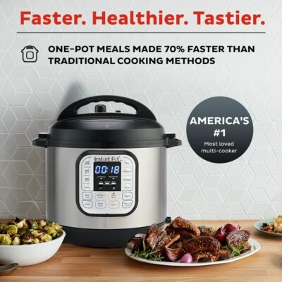 Instant Pot Duo 7-in-1 Electric Pressure Cooker, Slow Cooker, Rice
