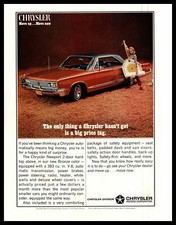 1966 Chrysler Newport 2-door Hardtop 383 Cu. V-8 Engine Automatic Color Print Ad 1966 Chrysler Newport 2-door Hardtop 383 Cu. V-8 Engine Automatic Color Print Ad