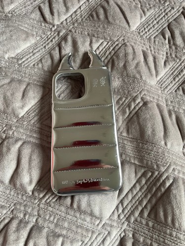 i -phone 14 pro max backing cover-silver by Urban Sophistication 16cmx7 ...