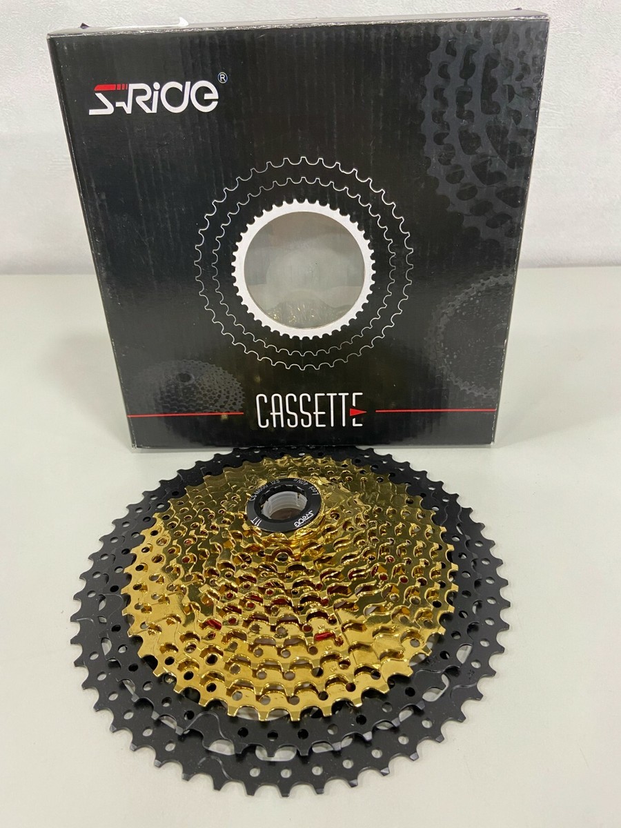 S-Ride 12 Speed CS-M600 MTB Cassette 11-52T (Gold Black)