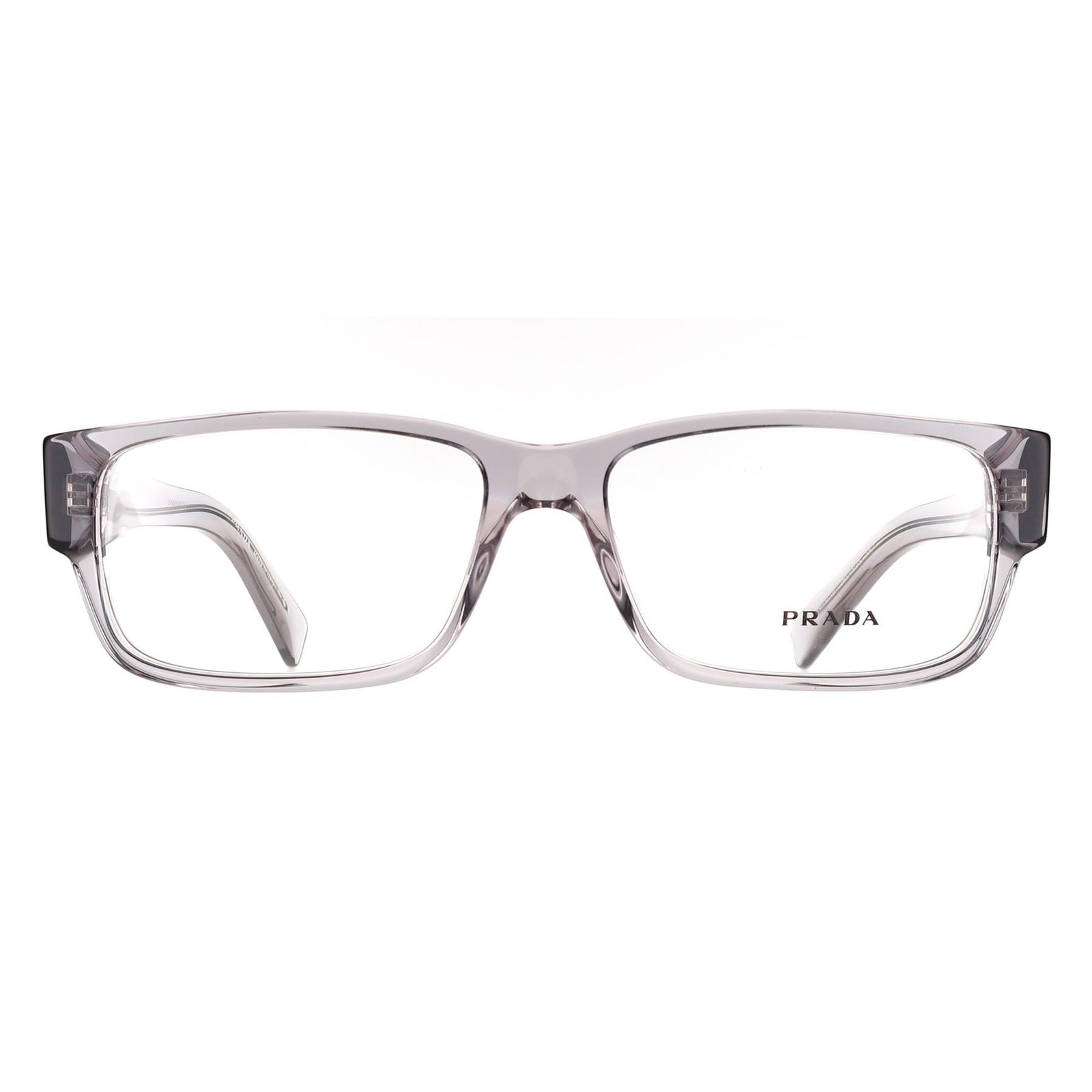 Prada Men's Grey Glasses Frames Prb09v 16Z1o1 Transparent - Image 2
