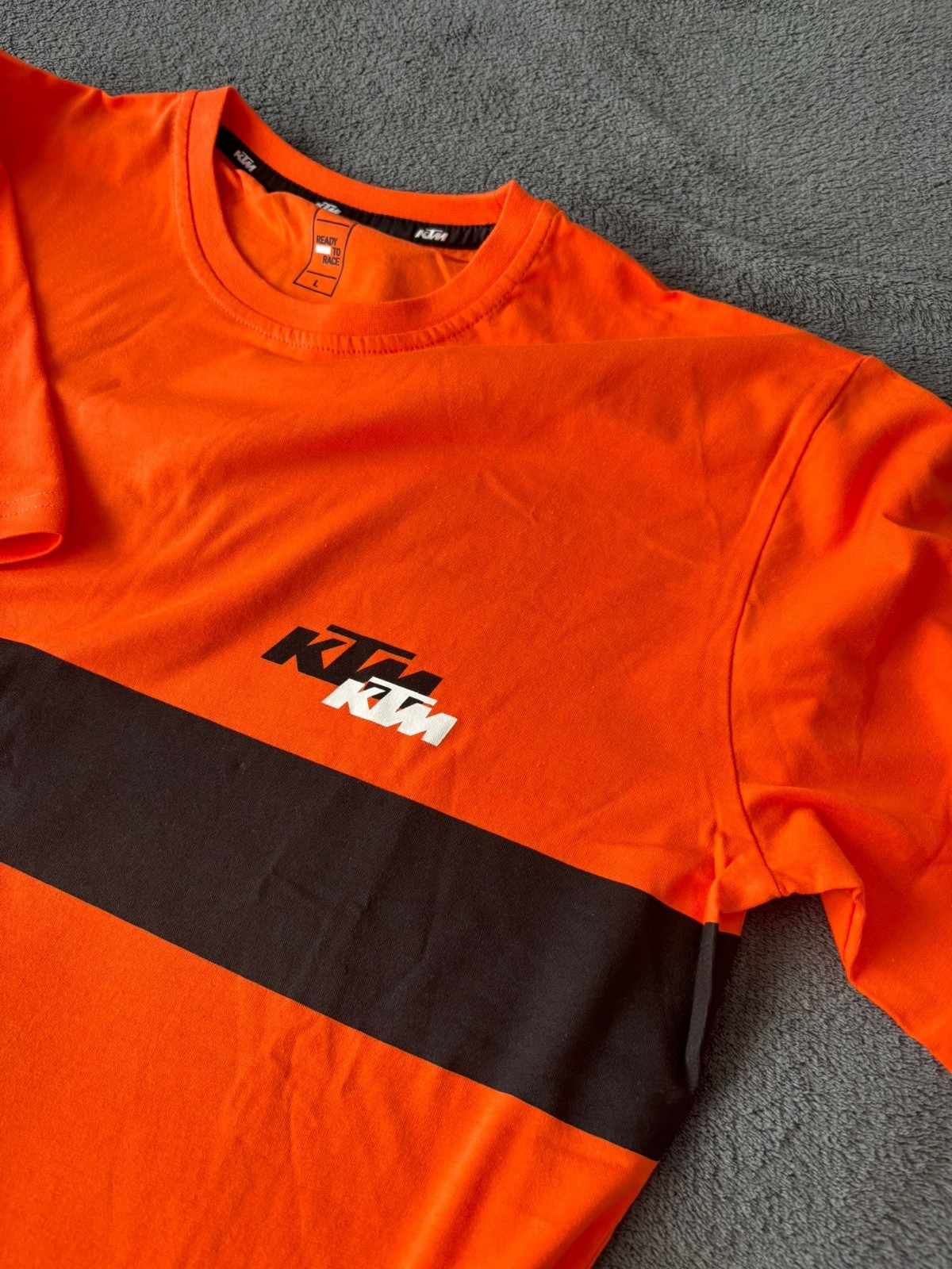 Camiseta KTM Orange Bleeder 2023 Special Edition Talla L - Nueva