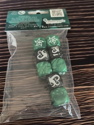cthulhu death may die Marbled Dice Nice New 8 Dice 