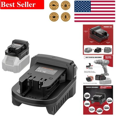 #ad #ad Efficient Lithium Battery Converter for DeWalt to Milwaukee 4.29x2.67x2.16 In $19.79