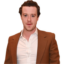 Joseph Quinn (Brown Suit) Half Body Buddy Cutout