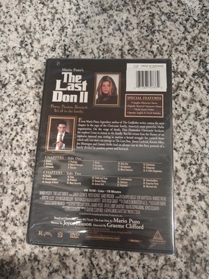 The Last Don II (DVD, 1999, Complete Miniseries) for sale online