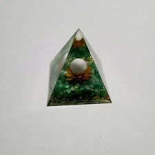 Amethyst Crystal Sphere Orgonite Pyramid Obsidian Chakra Energy Orgone Stone
