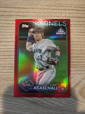 2024 Topps Pro Debut Luke Keaschall PD-125 Red /10