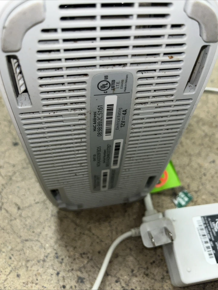 Módem router AT&T fibra banda ancha puerta de enlace Wi-Fi 6 BGW320-505 Foto 4 de 4