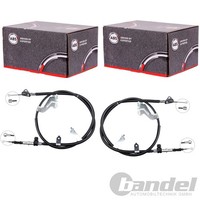 2X A.B.S. Handbremsseile Hinten Passend FüR Toyota Yaris Scheibenbremse Links+Re