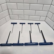 Snap-on Awmcg Metric T-handle Hexallen Key Set Metricsae 8pc Blue