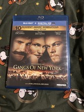 Gangs of New York blu ray OPENED NO DIGITAL 2002 Martin Scorsese